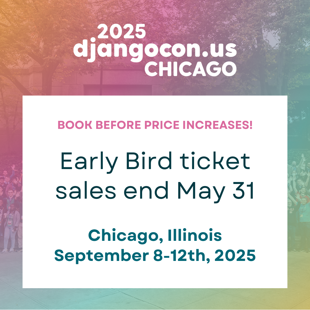 Early-bird tickets now on sale!